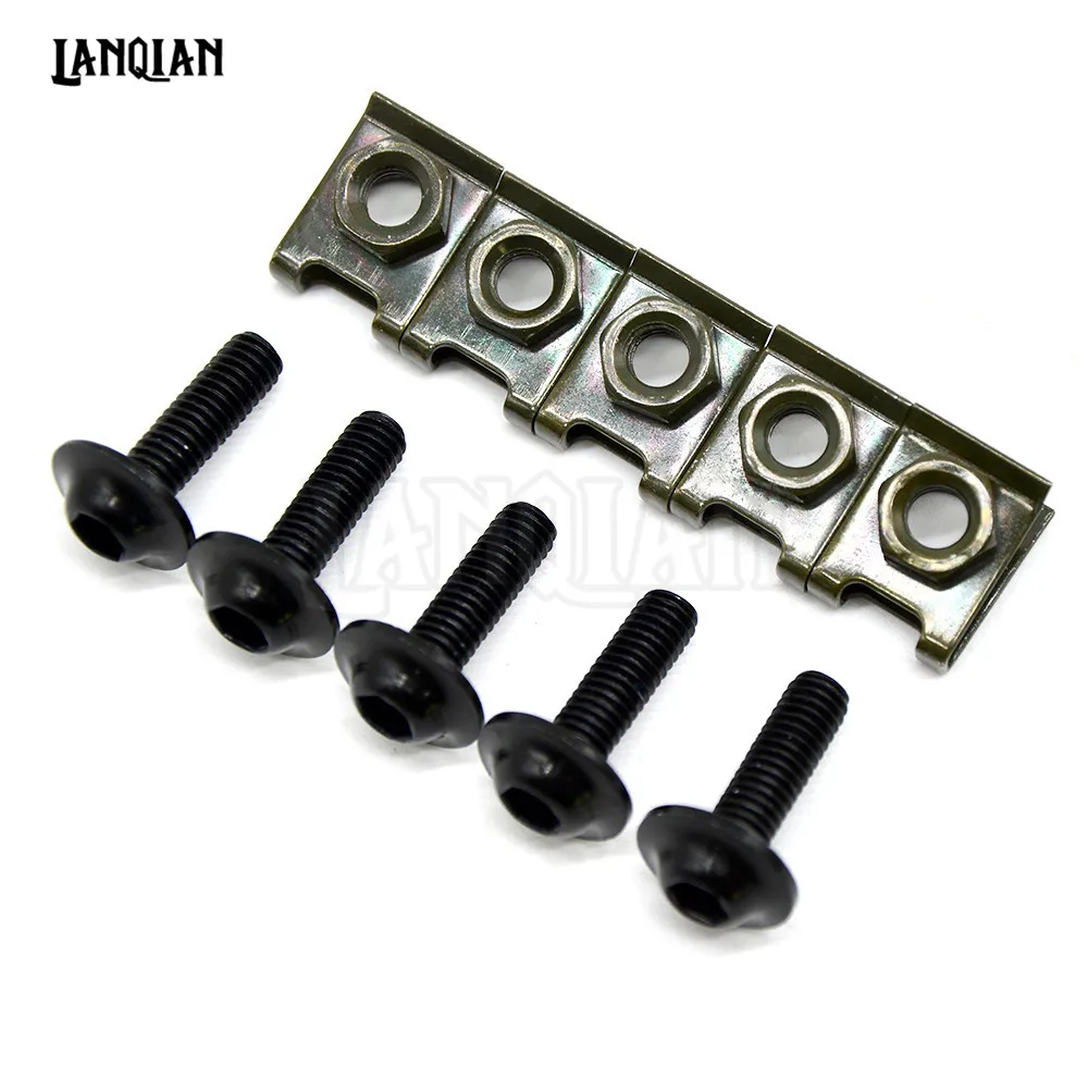 6 мм Мотоцикл с ЧПУ обтекателя тела работы Болты Шурупы 5 шт. для 990 Super690 SMR/супер R 690