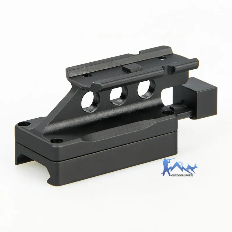 Черный PPT SID Riser Mount тактическое крепление для T1 T2 RMO Red Dot прицел M16 M14 AK47 AR15 в пистолет страйкбол аксессуар OS24-0208 - Цвет: Черный