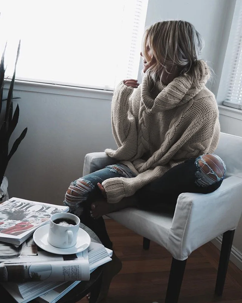 Savabien Women Sweater And Pullovers Vintage Harajuku Knitwear Long Sleeve Turtleneck Pullover Cropped Knitted | Женская одежда