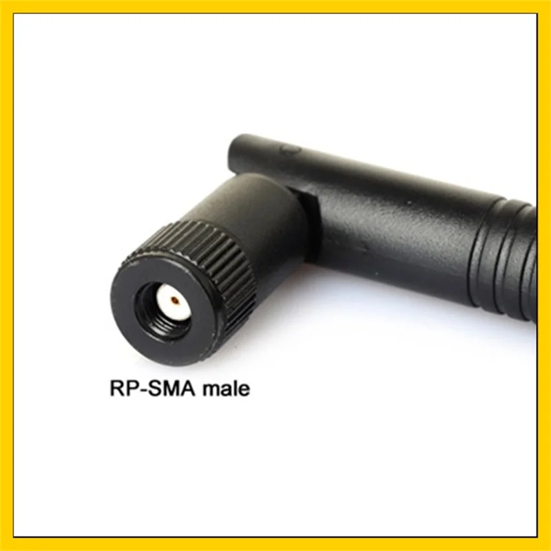 5 PCS 2 dbi Dual band WIFI Antenna 2.4G  RP SMA Male Amplifier WLAN Router Antenna Connector Booster