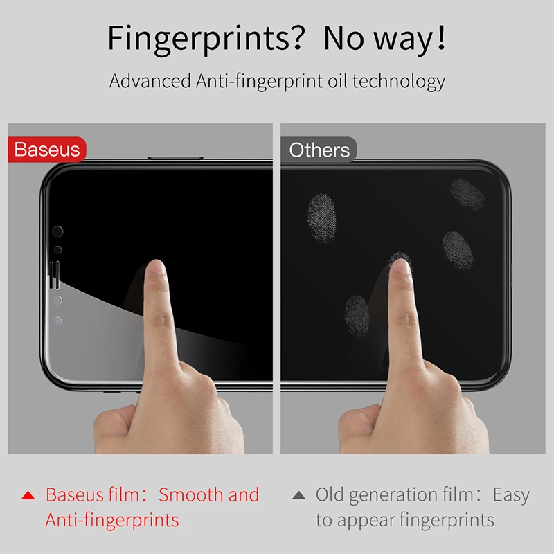 Защитная пленка Baseus Premium для передней задней панели iPhone X, 3D чехол для всего тела, закаленное стекло для задней панели iPhone X 10
