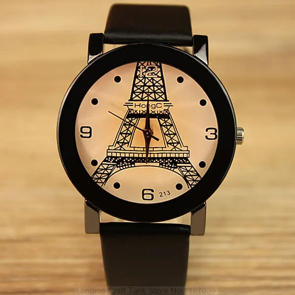 YAZOLE Эйфелева башня Кварцевые часы для женщин Дамский бренд известный женские