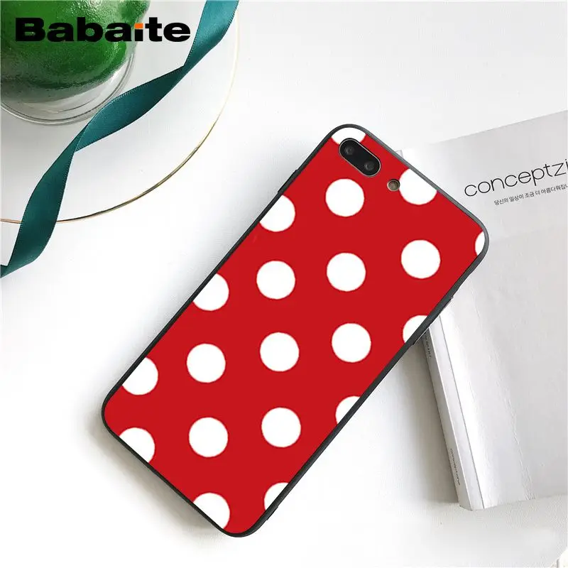 

Polka Dots Phone Case for iphone 11 12 Pro Max 5 5Sx 6 7 7plus 8 8Plus X XS MAX XR 12mini