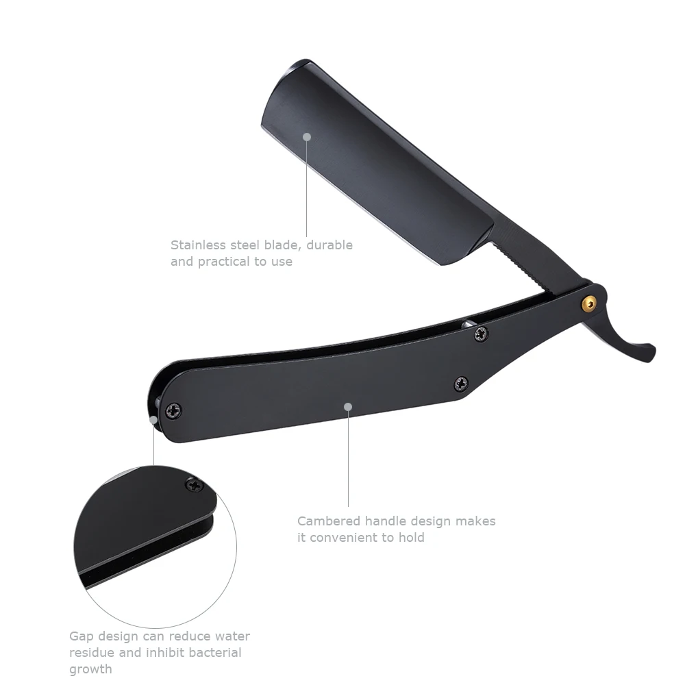 Бритва Парикмахерская с прямым краем складной нож для бритья бритва из