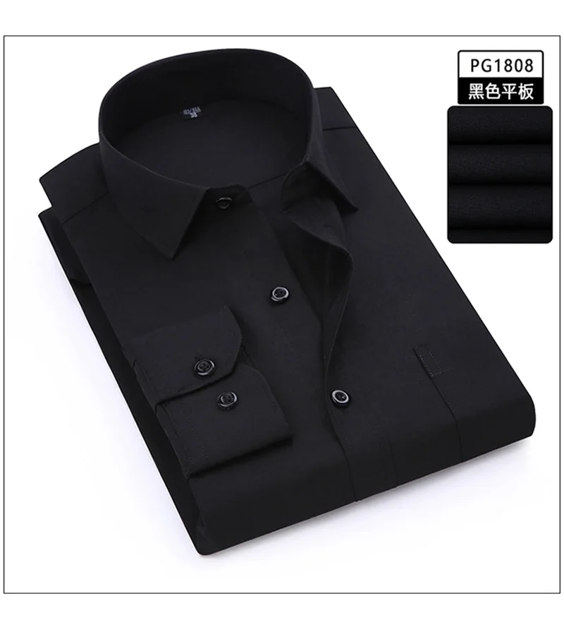 Зимние большие размеры 9XL 10XL однотонные деловые мужские рубашки Осенняя офисная рубашка 12XL13XL 14XL формальные розовые мужские рубашки с длинным рукавом