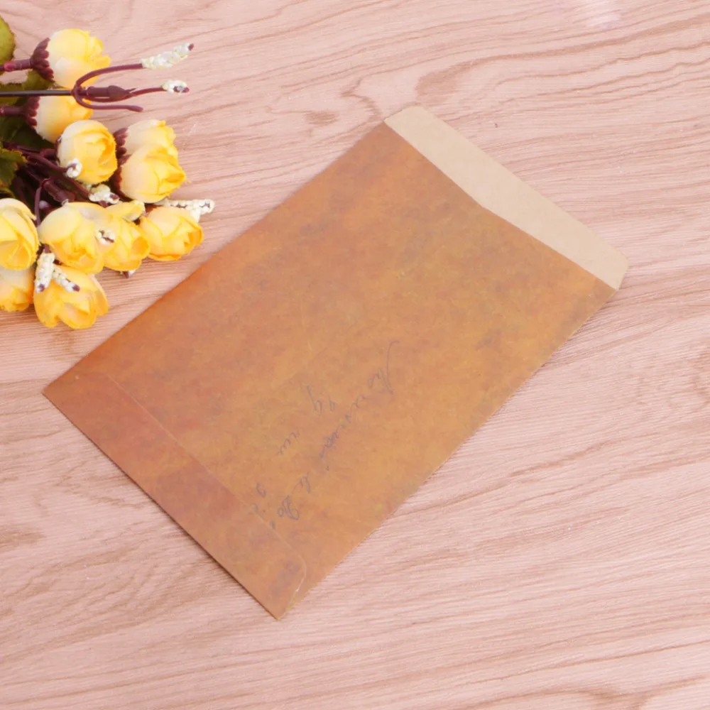 5 шт./лот Винтажный конверт из крафт бумаги В креативном стиле для открытки