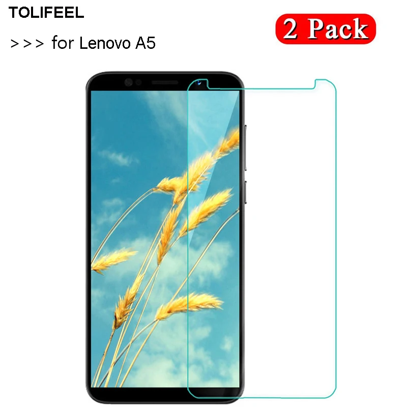 2 Pack закаленное стекло для lenovo A5 протектор экрана 2.5D 9 H Премиум Защитная пленка