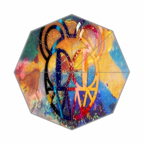 Модные Дизайн зонтик пользовательские Radiohead складной для человека и Для женщин |