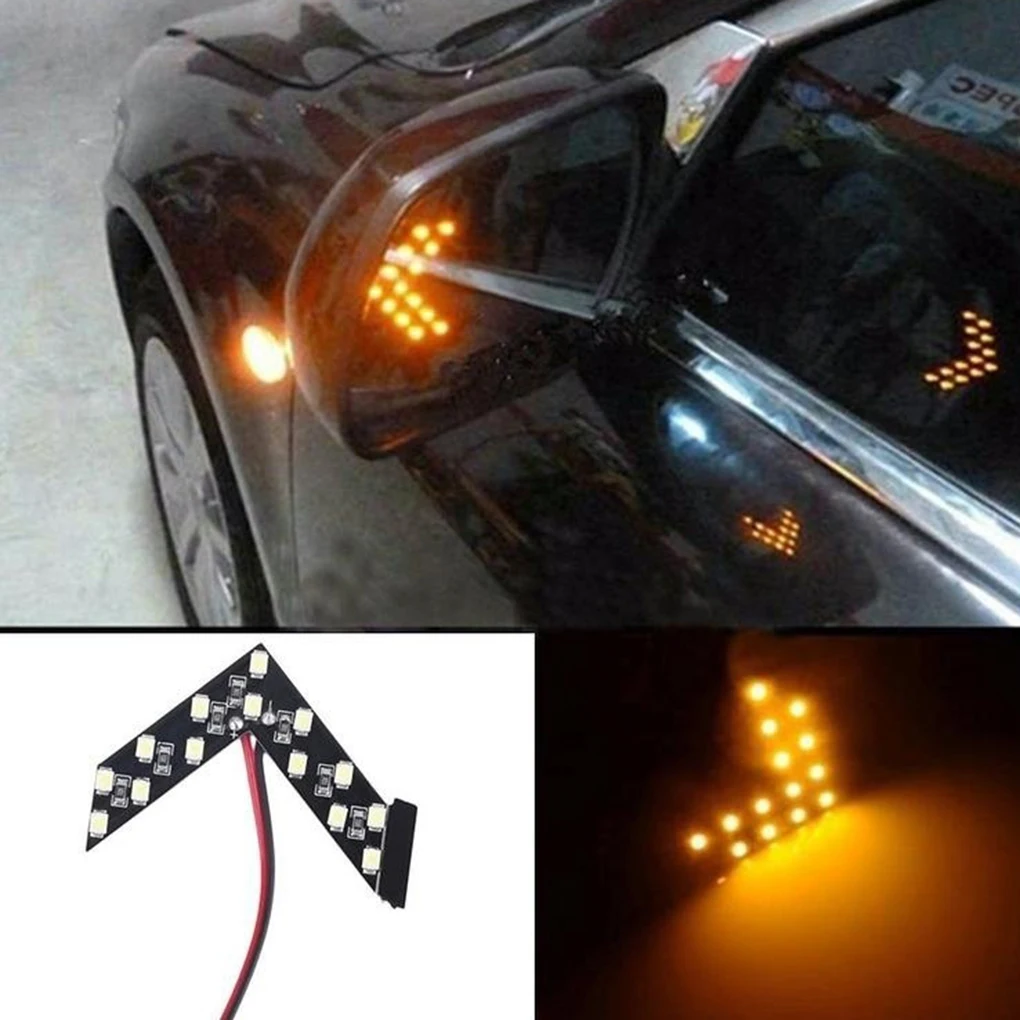 Направленный светодиодный светильник 14SMD указатель поворота бокового зеркала