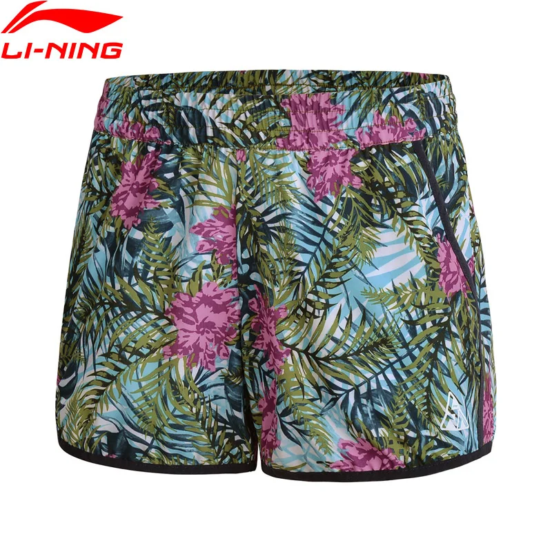 Женские шорты для серфинга Li-Ning дышащие спортивные из 88.8% полиэстера 11.2%