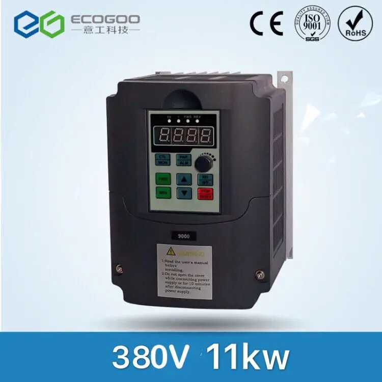 Преобразователь частоты VFD преобразователь 4KW/5KW/7 5 kw/11kw 380В на выходе вращения