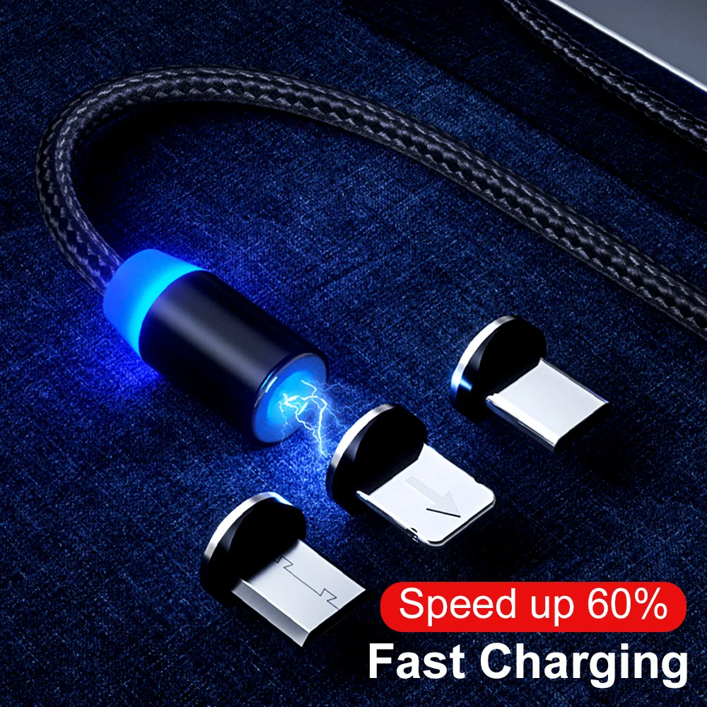 Магнитный usb-кабель Олаф Micro USB type-C для samsung Galaxy S10 S10E для iPhone XR Xs Max 8 7 6 1M 2M 2.4A магнитное зарядное устройство