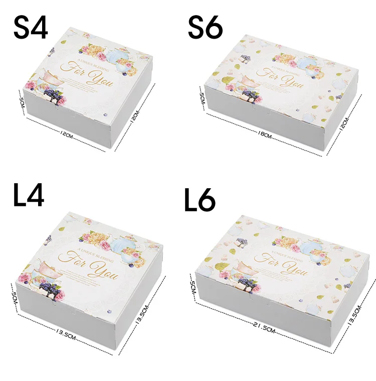 Коробки для кексов в британском стиле 20 шт. подарочная упаковка винтажная