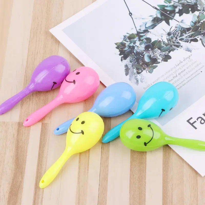 24 шт. 3 &quotулыбающееся лицо неоновые Maracas Fiesta предметы для вечеринки сувениры