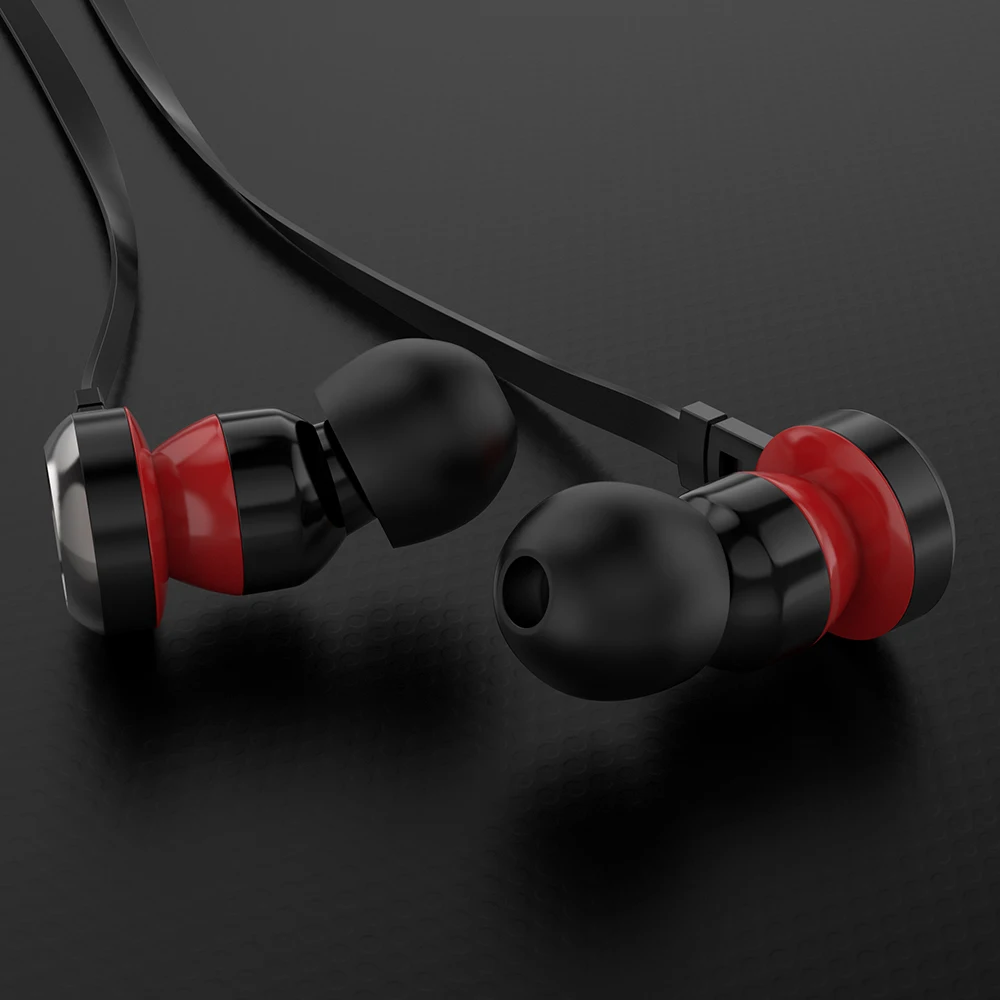 MUSTTRUE HD Hifi наушники вкладыши спортивные стерео с микрофоном разъем Проводная