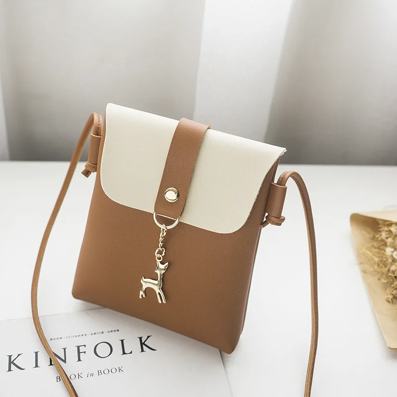 Little Elk Bucket сумки на плечо повседневные красные женские Сумки из искусственной