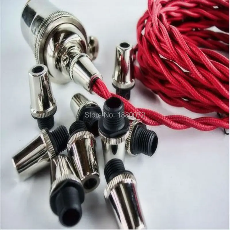 10 шт./лот металлический пружинный зажим для кабеля в винтажном стиле провода|cable