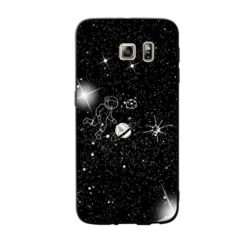 Милый чехол с Вселенная для телефона принтом &quotдля samsung Galaxy S10 e S9 S8 S7 S6 Edge Plus Мягкий чехол|Чехлы-накладки| |