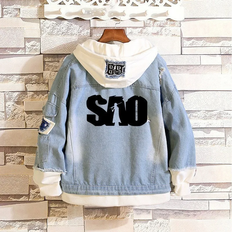 Новое поступление Аниме Меч Арт онлайн Сан-тоучжоу проект свободные джинсовые