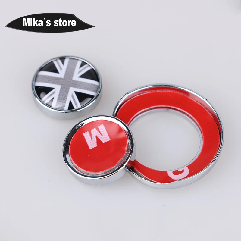 Интерьер Автомобильные аксессуары наклейки для mini cooper R55 R56 R57 R58 R59 R60 R61 автомобильный Стайлинг кнопка запуска наклейка металлическое украшение