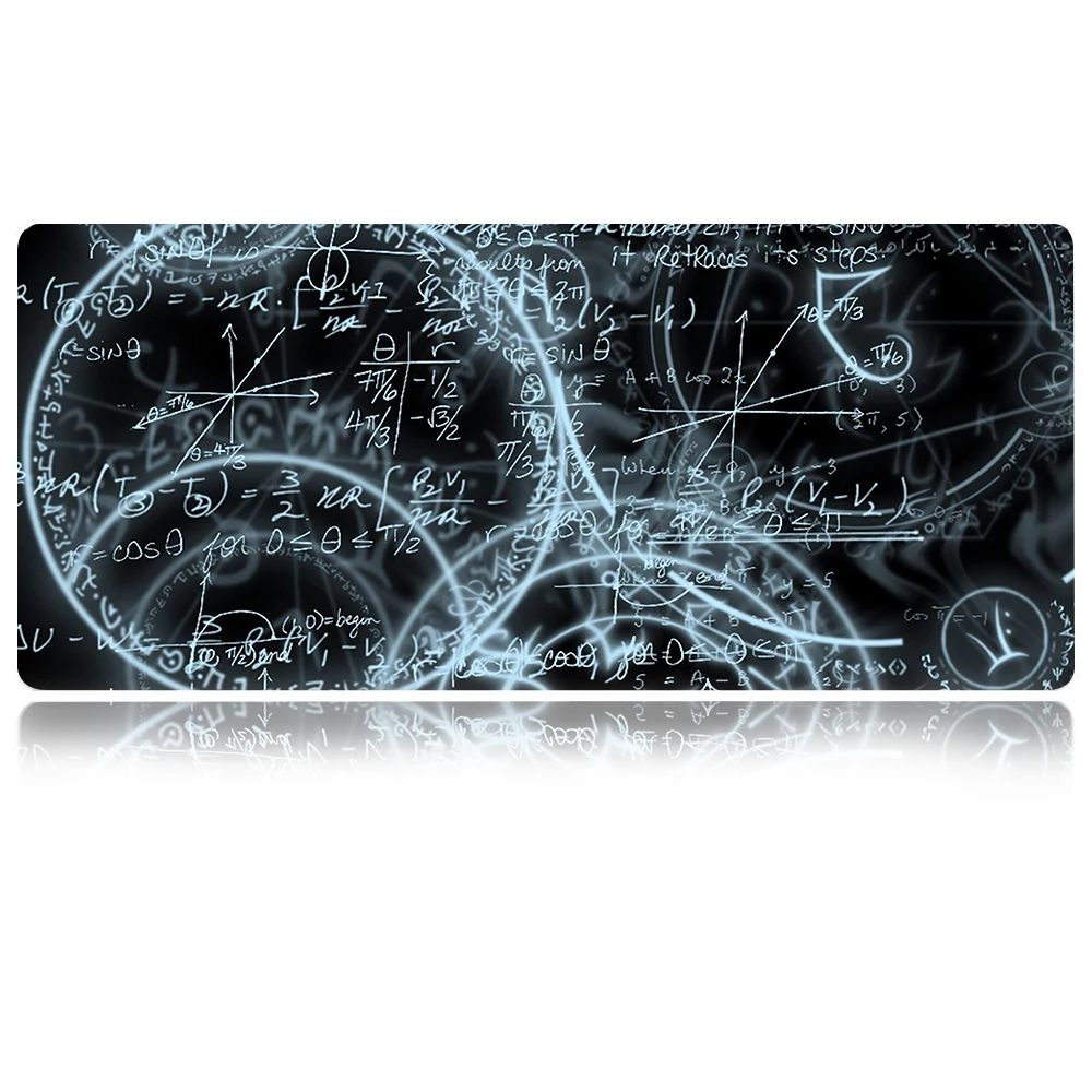 YIMAOC Boy Gift Pad Geometric formula Mouse Computer Mousepad Anti-slip Natural Rubber Gaming Mat 30x60 cm | Компьютеры и офис