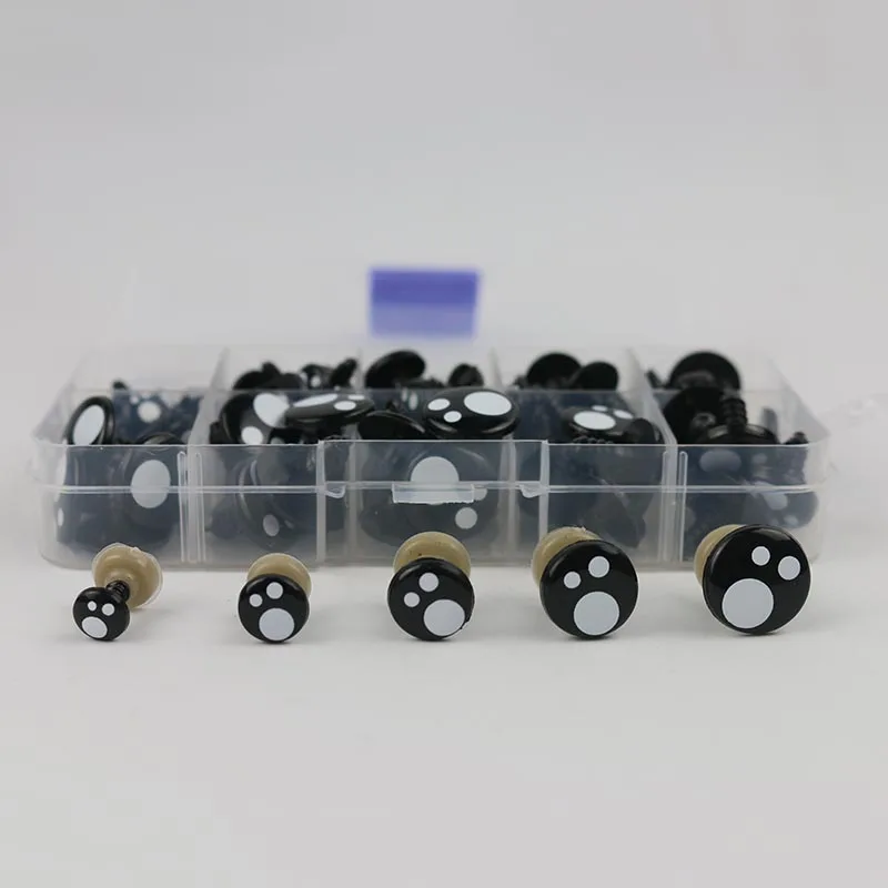 Черные пластиковые кукольные глаза поделки глазные яблоки динозавров животных