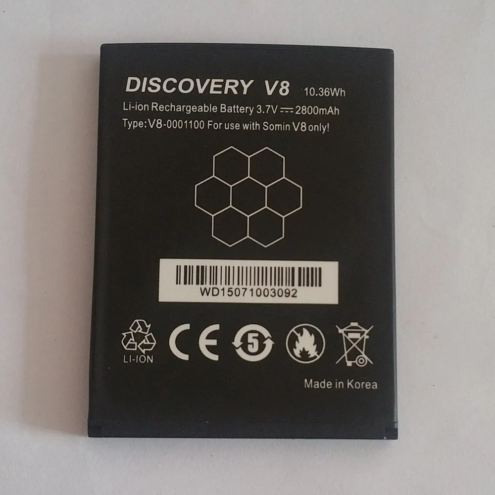 100% Оригинальный запасной аккумулятор для Discovery V8 Lunate LT52 емкость 2800 мАч|battery for|battery