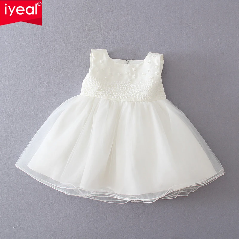IYEAL/Свадебные Платья с цветочным принтом для маленьких девочек вечерние платья
