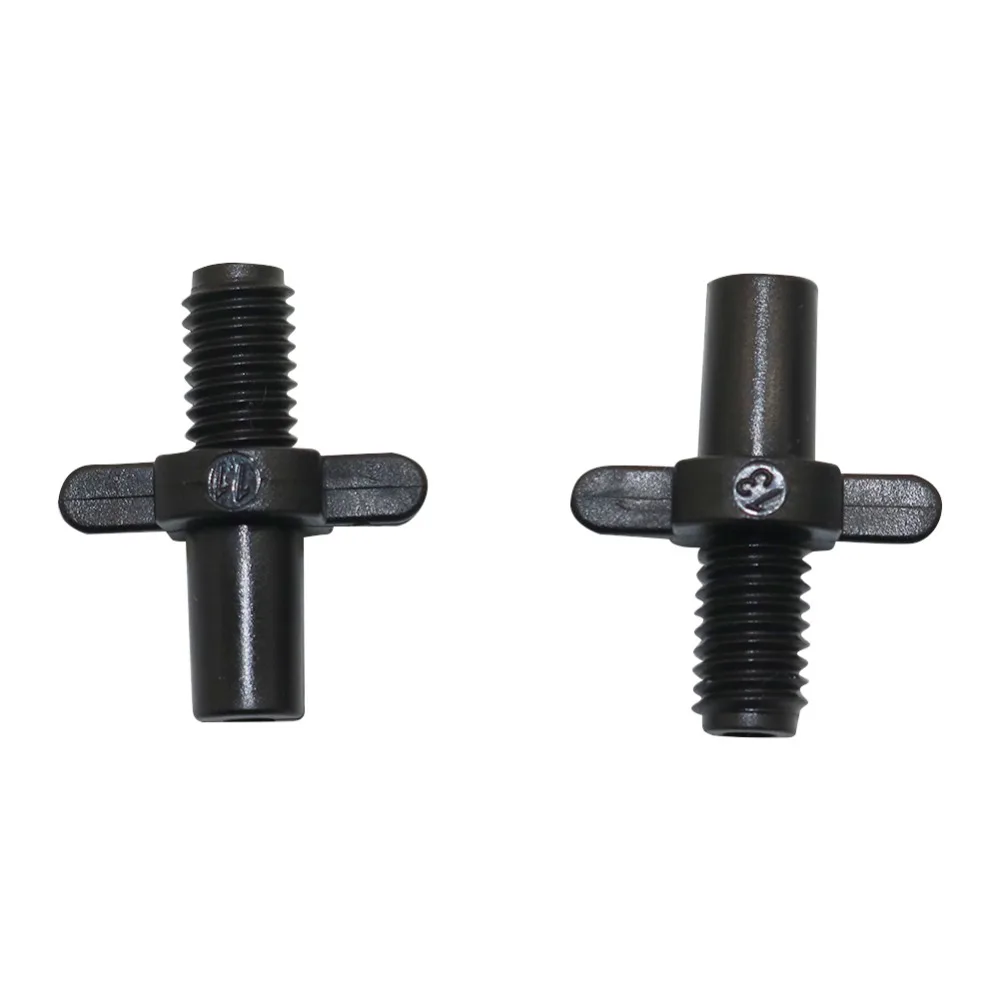 Прямой соединитель 6 мм с резьбой для орошения сельского хозяйства, соединители для садовых труб, сопло-коннектор для ПВХ труб, 50 шт.