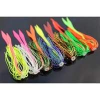 tigofly 7 pcs 7 colors silicone skirts spinnerbait buzzbait squid rubber jig lure baits fishing lures accessories