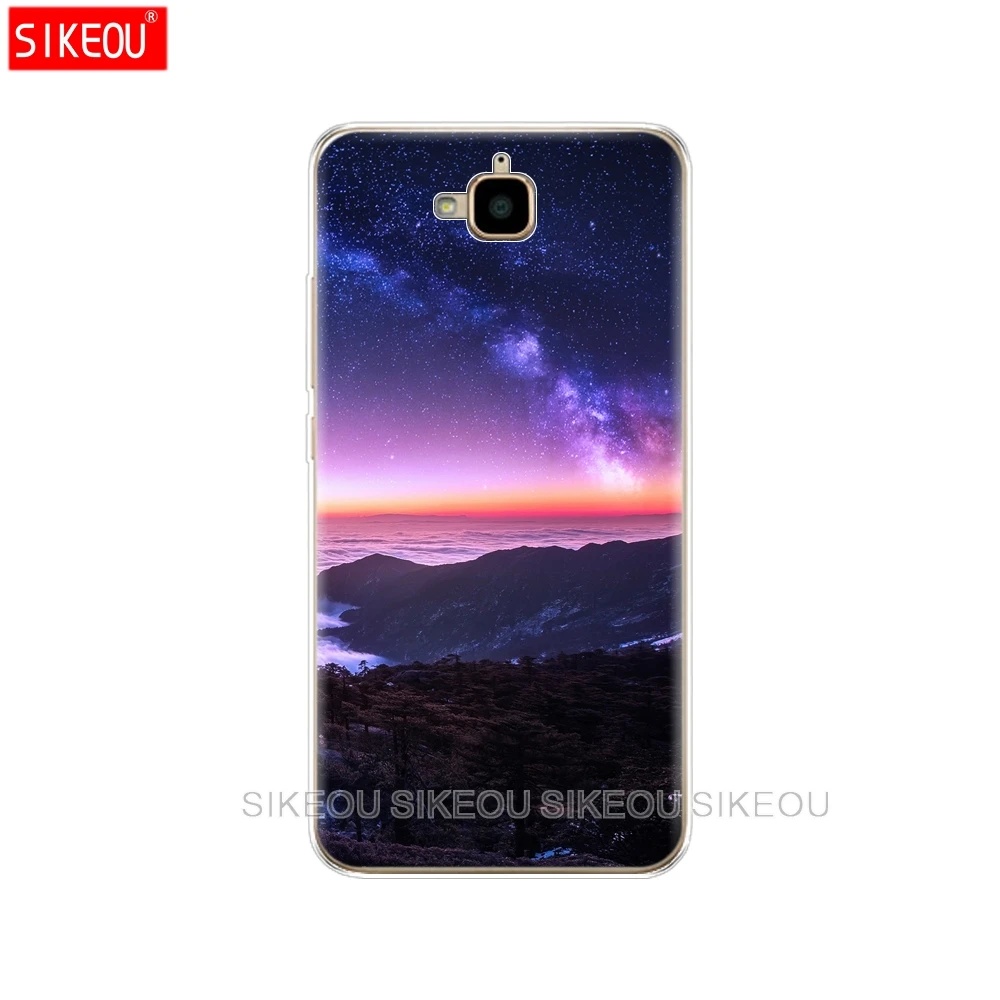 Силиконовый чехол для Huawei Honor 4C Pro мягкий Y6 2015 задняя крышка телефона прозрачные