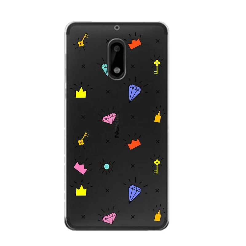 Мягкий прозрачный чехол для телефона из ТПУ Nokia3 5 6 8 N540 N640 N535 N830 Роскошный с