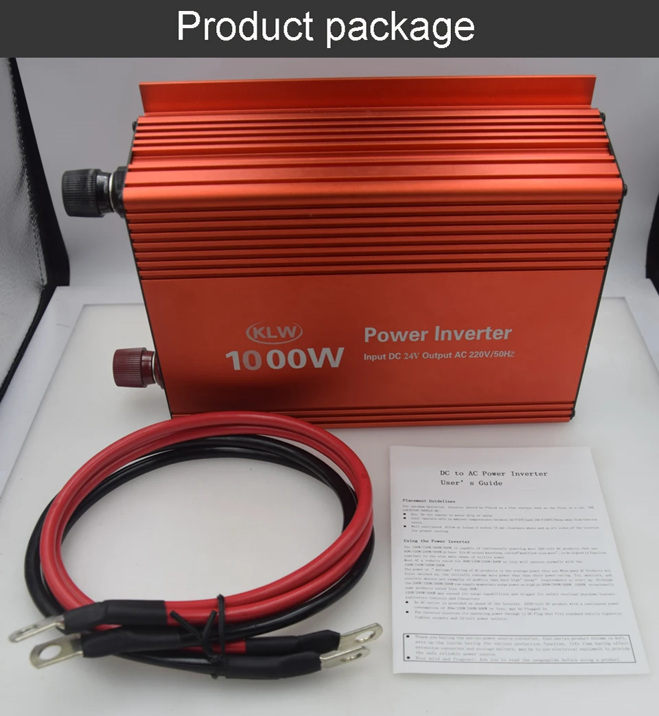 USB 1000 Вт DC 24 В к AC 220 В портативный автомобильный инвертор зарядное устройство конвертер адаптер DC 24 к AC 220 Модифицированная синусоида