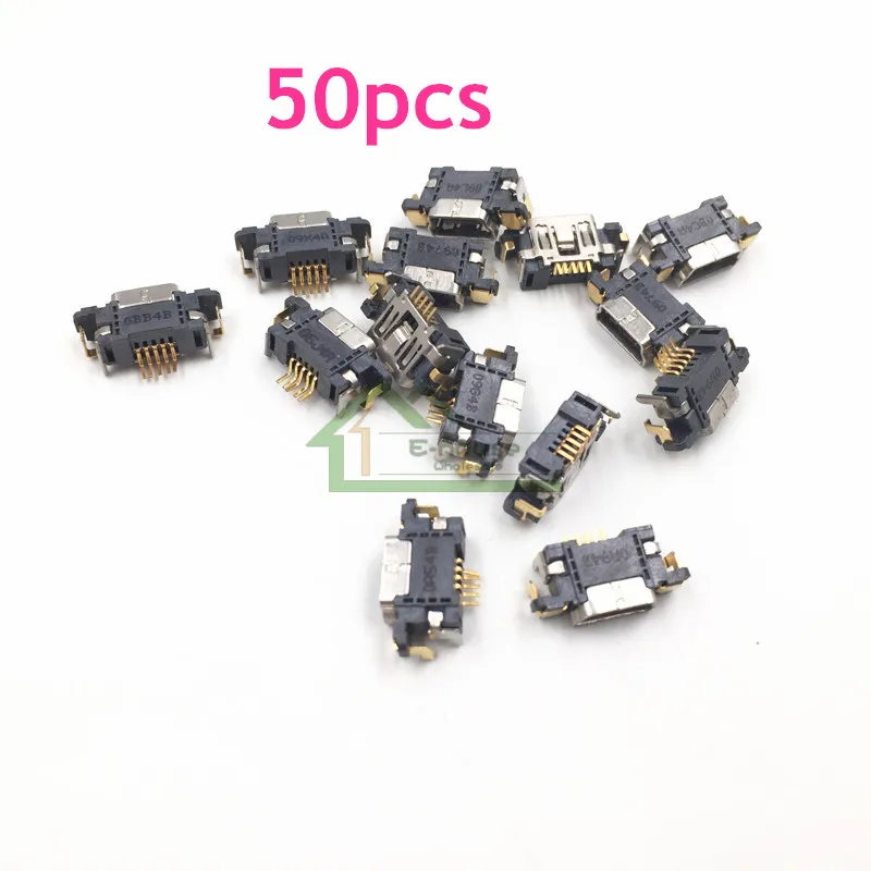 Оригинальный USB-порт для передачи данных E-house 50 шт. питания Зарядка порт розетка