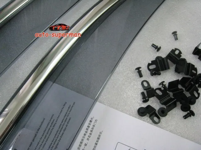 Оконный козырек с хромированным молиднг для евро Honda Accord 2009 2010 2011 2012