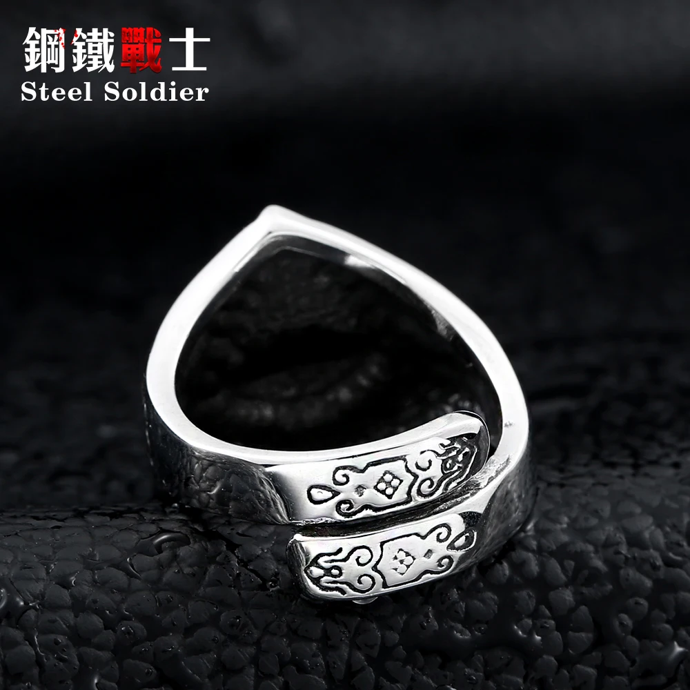 Стальной солдат 2015 Новый глаз провидения все видящие кольца из нержавеющей стали