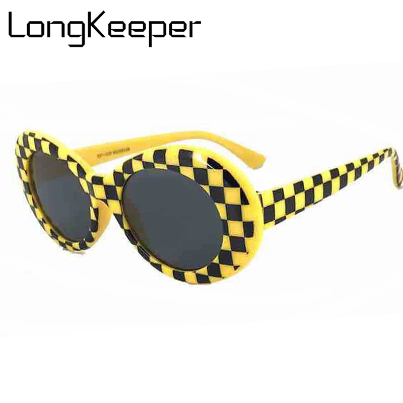 Солнцезащитные очки LongKeeper для мужчин и женщин овальные мозаичные аксессуары от