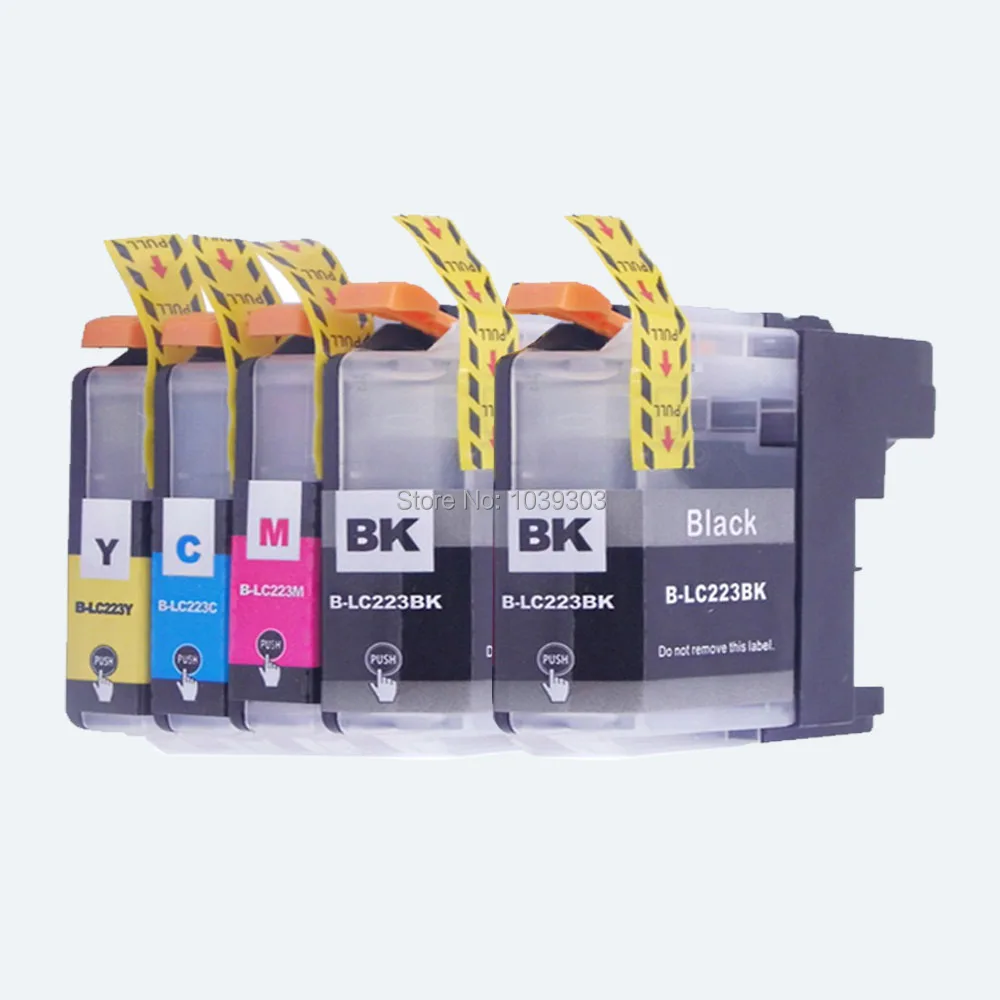 4 упаковки совместимые с чернильными картриджами LC223 XL для Brother DCP-J4120DW J562DW MFC-J480DW