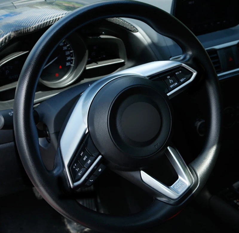 1pc for mazda CX-3 2018 Steering wheel decorate frame | Автомобили и мотоциклы