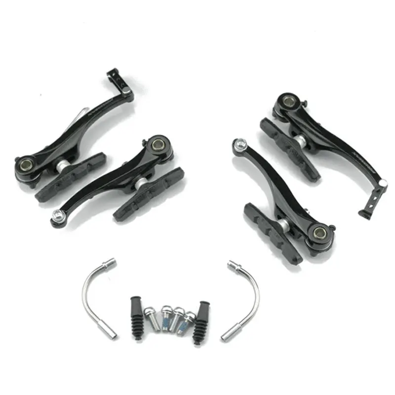 Горный велосипед складной черный цвет V образный тормоз алюминиевый сплав