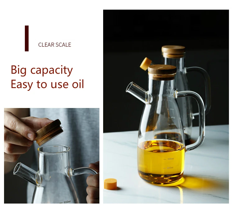 Японское стекло масло банка кухонные принадлежности большой соус cruet бутылка для уксуса Бытовая бутылка масла контейнер для крупы стеклянный контейнер