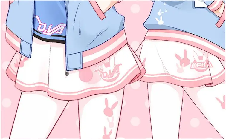 D. va/юбка для девочек dva; плиссированная юбка для костюмированной вечеринки; милый консервативный стиль; Карнавальный костюм для взрослых; повседневная одежда; милая розовая короткая юбка