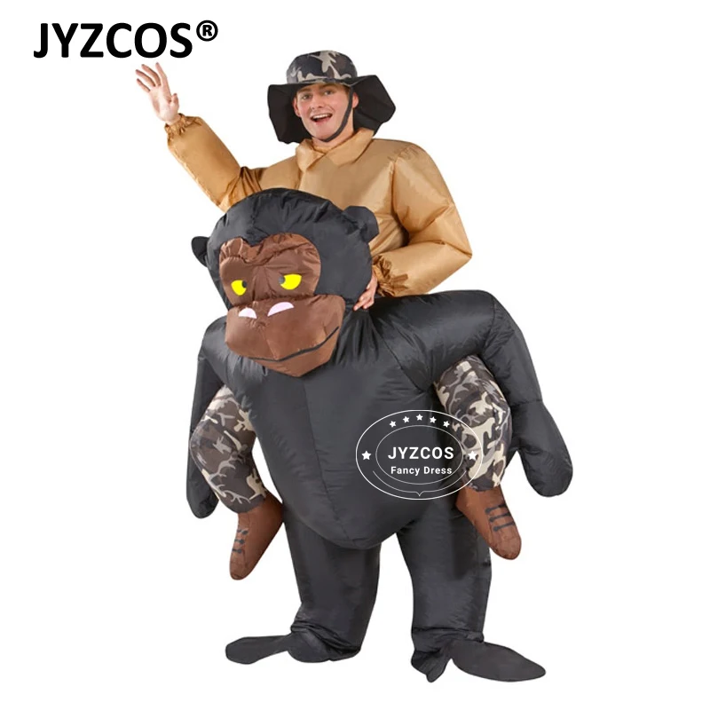 Забавный надувной костюм JYZCOS для взрослых костюмированной вечеринки в стиле King