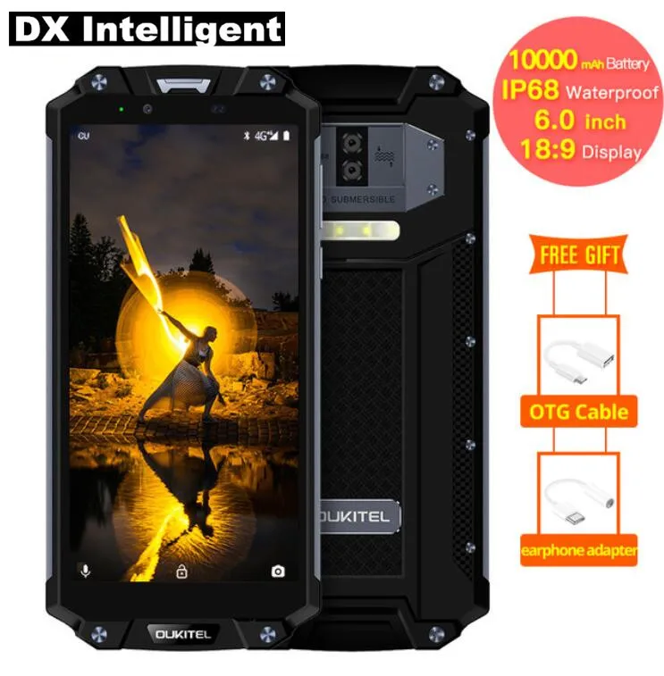 Флэш продажи OUKITEL WP2 6 0 дюйма 18:9 10000 mAh Мобильный телефон MT6750T Восьмиядерный 16MP