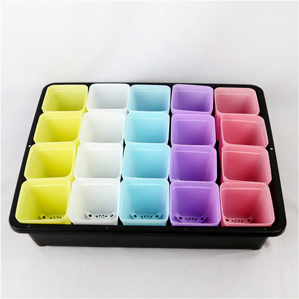 Ячейки поднос для рассады Экстра прочность прорастание семян горшки цветов