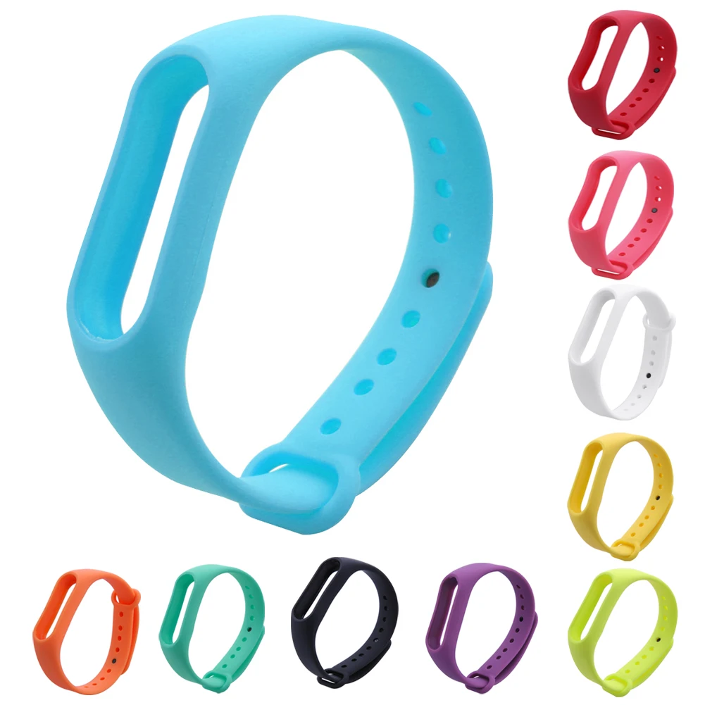 Сменный ремешок для Xiaomi Mi Band 2 силиконовые браслеты умный Браслет 10 Xiao |