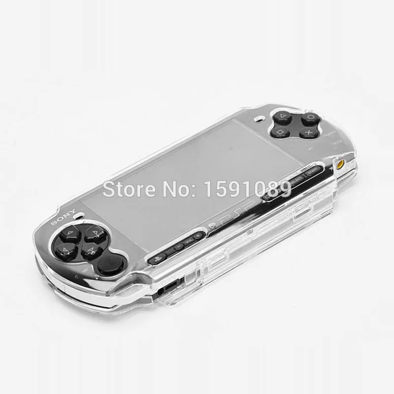 Жесткий чехол с прозрачной защитой для Sony PSP 2000 3000 кристаллами контроллеров