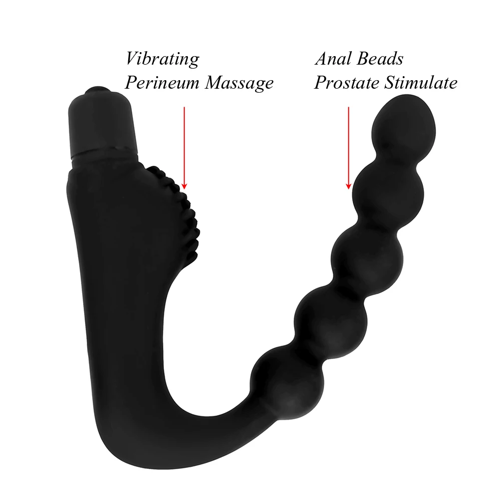 IKOKY 10 Speed Anal Vibrator Butt Plug G-spot Bead Adult Sex Toys for Men Women Clitoris Stimulator Prostate Massager | Красота и