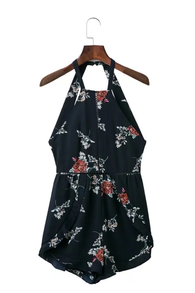 2017 Лето Новый Европейский Стиль Моды для Женщин Печатных Выдалбливают Спинки