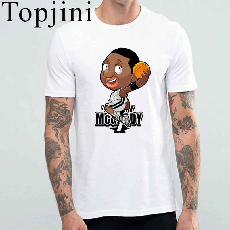 Новое Прибытие 2017 Лето Футболка мужская Мода Футболки НБА Звезда Печатных топы